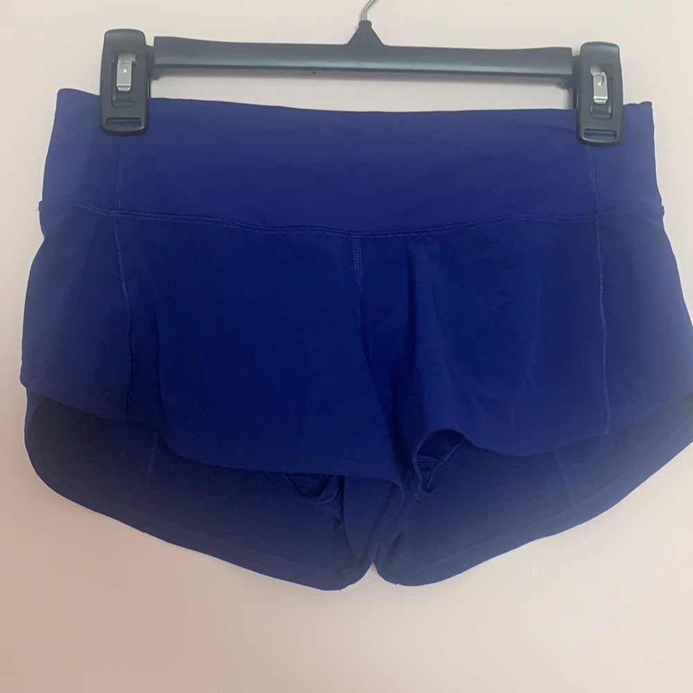 Lululemon Larkspur Speed up shorts